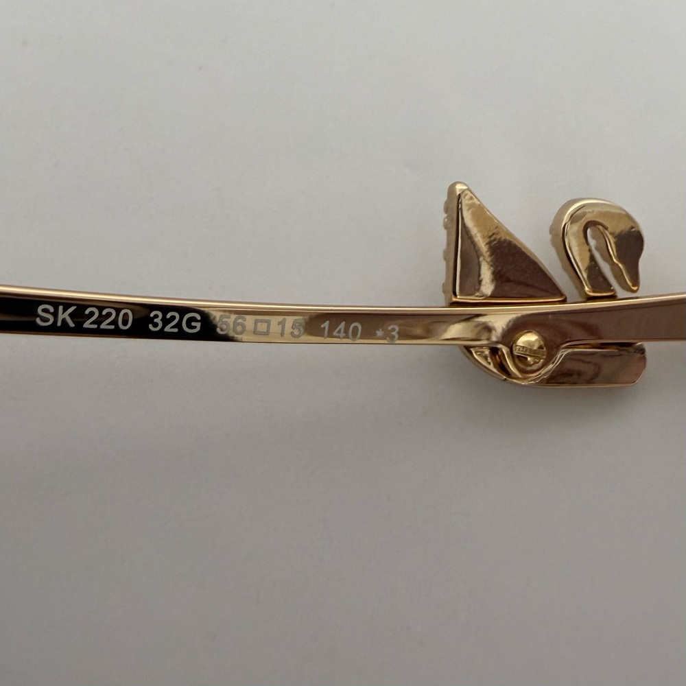 NEW!!! Swarovski brown women sunglasses SK220 32G Authentic Retail 225$ - Picture 6 of 7